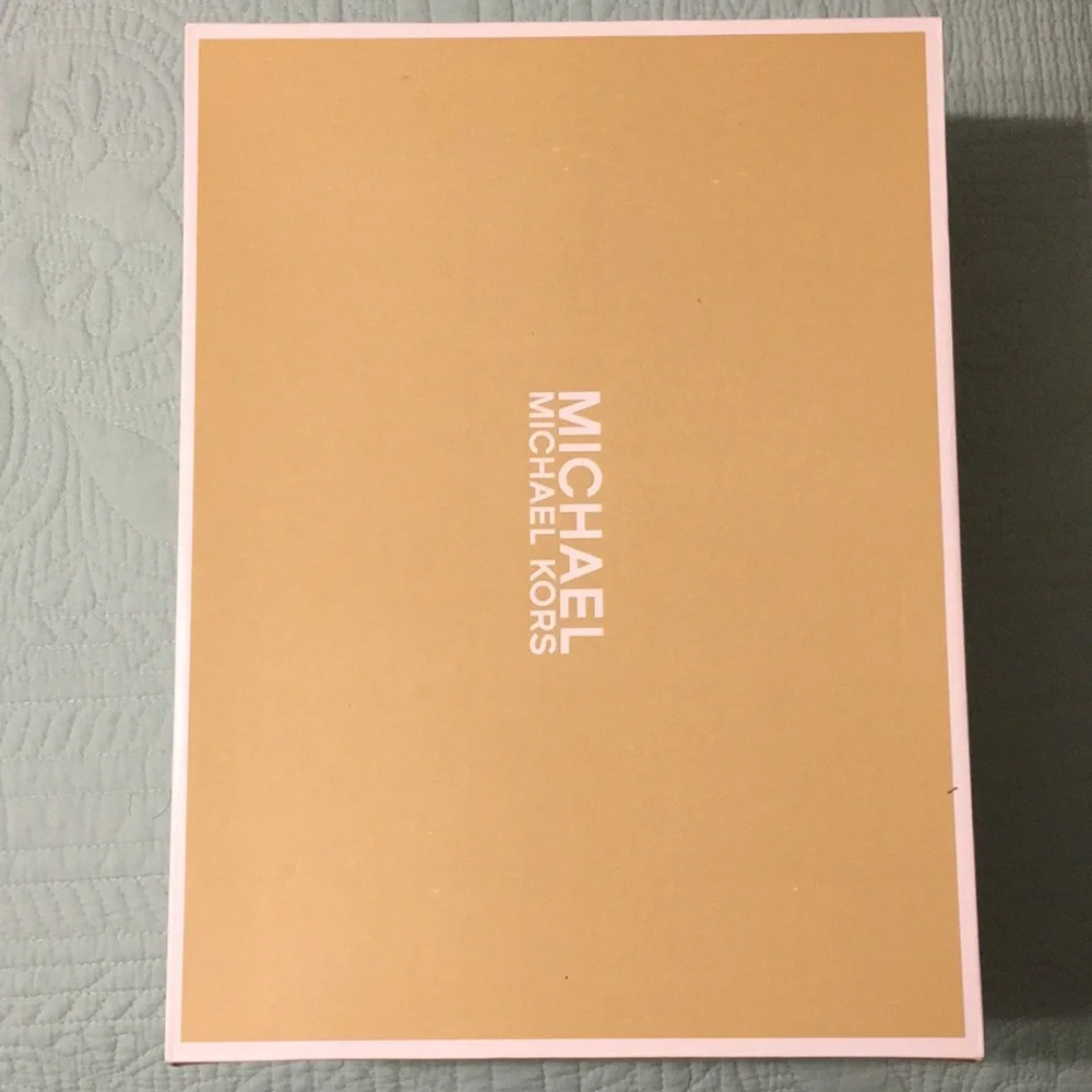 Michael Kors Gold and Black Monroe Trainers - Picture 9 of 10